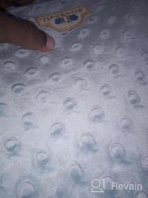 img 5 attached to Get Comfy With BlueSnail'S Ultra Soft Minky Dot Changing Pad Cover In White
