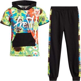 img 4 attached to 👕 Boys' Quad Seven Activewear Set: Stylish and Trendy Boys' Clothing at Active