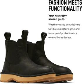 img 2 attached to Женские ботинки Sorel Hi-Line Chelsea: стильная и удобная обувь на все случаи жизни!