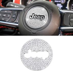 img 4 attached to 💎 Сделайте свой Jeep Wrangler еще эффектнее с помощью бренда PIFOOG — рулевое колесо с ринестонами и отделка для панели приборов!