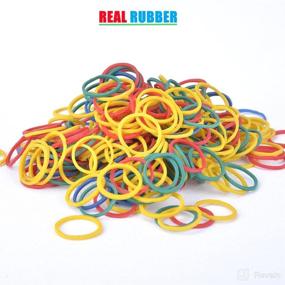 img 1 attached to 💇 JIANYI 1000-Pack Multi Color Rubber Bands for Hair: Soft, Small, and Elastic Hair Ties for Toddlers, Kids, Adults - Perfect for Ponytails, Braids, and More!