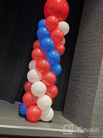 img 8 attached to KINBON 12-дюймовые латексные воздушные шары для вечеринок - упаковка из 100 штук для украшения дня рождения, свадьбы и других мероприятий