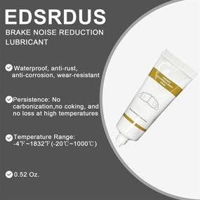 img 1 attached to EDSRDUS Brake Grease Anti Seize Lubricant: Waterproof, Anti-Rust & Wear Resistance, for Brake System Lubrication (0.5 Oz.x3 Tube Pack)