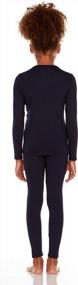 img 3 attached to Kids Thermal Underwear Set, Thermajane Girls Long Johns Ultra Soft Winter Base Layer