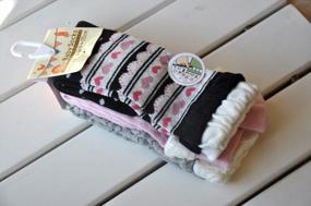 img 1 attached to 6 Pairs Baby Girl Knee-High Socks - Toddler Princess Cute Non-Skid 8-36M | QandSweet