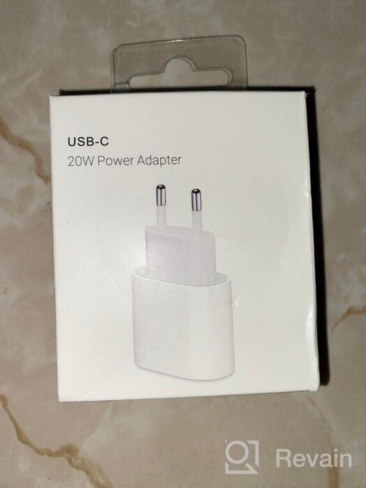 img 3 attached to Fast network charger for Apple iPhone and iPad, USB-C connector, 20W, Power delivery (PD) review by Miyazaki Kiyoshi ᠌