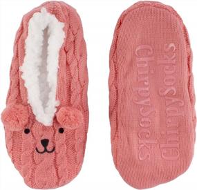img 3 attached to Women'S Microfiber Cozy Fuzzy Slippers Non-Slip Lined Socks Super Soft Warm BambooMN