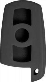 img 4 attached to Keyless2Go Replacement For New Silicone Cover Protective Case For Smart Keys (W Comfort Access) With FCC KR55WK49147 - Black