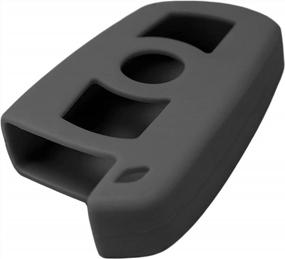 img 3 attached to Keyless2Go Replacement For New Silicone Cover Protective Case For Smart Keys (W Comfort Access) With FCC KR55WK49147 - Black
