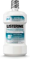 🦷 revitalize your oral health with listerine's healthy restoring fluoride mouthwash логотип