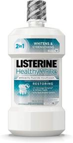 img 4 attached to 🦷 Revitalize your Oral Health with Listerine's Healthy Restoring Fluoride Mouthwash