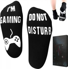 img 4 attached to Gaming Socks For Men And Boys - Perfect Valentine'S Day Gifts For Gamers!