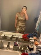 img 1 attached to Sparkle On The Dance Floor With Anna-Kaci'S Short Sleeve Sequin Bodycon Dress For Women review by Wendy Benson