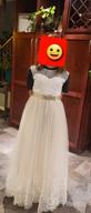 img 1 attached to Girls' Clothing: Flower Dress Wedding Pageant Gowns for Dresses review by Amy Blackmon