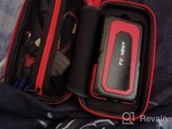 img 1 attached to Jump-Start Your Car With Ease: Portable 2000A Battery Booster For Gas And Diesel Engines, 20000MAh Power Pack, USB Quick Charge 3.0, And LED Light review by Joseph Anderson