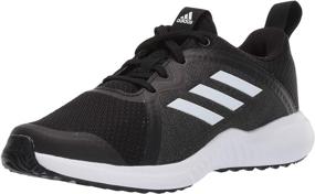 img 4 attached to Adidas Unisex Fortarun Running Metallic Girls' Shoes ~ Athletic