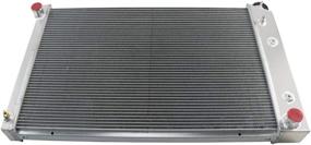 img 1 attached to 🚙 OzCoolingParts 4 Row Aluminum Radiator + Dual 12" Fans with Shroud + Thermostat Kit for 1973-1991, Chevy C/K/P/R Series C10/C20/C30/K10/K20/K30 Pickup Trucks, Blazer, Jimmy, Suburban