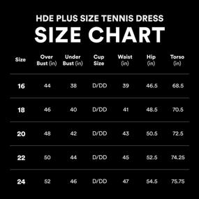img 2 attached to HDE Womens Plus Size Tennis Athletic Workout Dress With Built-In Shorts & Bra Black