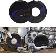 🔒 drz400 case saver - motorcycle clutch case protector guards for all years drz400 series (drz400e, drz400s, drz400sm) - black dirt bike accessories with patterns логотип