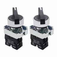 twtade 2pcs 22mm spst selector switches for maintained latching rotary applications - 440v 10a xb2-10xb/21-hb2-bj21 logo