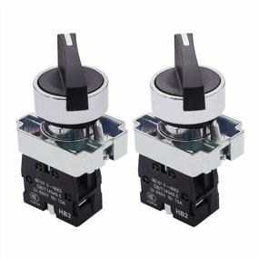 img 4 attached to TWTADE 2Pcs 22Mm SPST Selector Switches For Maintained Latching Rotary Applications - 440V 10A XB2-10XB/21-HB2-BJ21