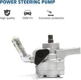 img 3 attached to Power Steering Pump Power Assist Pump for 01-03 Acura CL, 01-02 MDX, 99-03 TL, 03-04 Honda Pilot - Replace # 21-5290 56110-PGK-A01 56110-P8E-A01 56110-PVF-A01