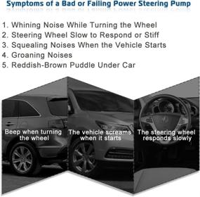 img 1 attached to Power Steering Pump Power Assist Pump for 01-03 Acura CL, 01-02 MDX, 99-03 TL, 03-04 Honda Pilot - Replace # 21-5290 56110-PGK-A01 56110-P8E-A01 56110-PVF-A01