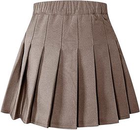 img 3 attached to SHOOYING Pleated Tennis Uniform Aesthetic Girls' Clothing : Skirts & Skorts