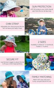 img 2 attached to Stay Protected And Stylish With Funky Junque'S UPF 50+ Kids Sun Hat