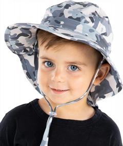 img 3 attached to Stay Protected And Stylish With Funky Junque'S UPF 50+ Kids Sun Hat