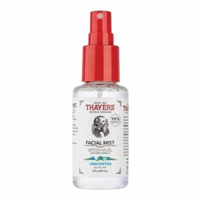 img 4 attached to THAYERS Witch Hazel Facial Mist Toner With Aloe Vera, Unscented, Trial Size, 3 Ounce