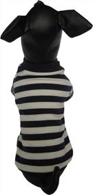 img 1 attached to Stylish Navy And White Striped Short Sleeve T-Shirt For Small Dogs - Vedem Puppy Tee Shirt Clothing (XS)