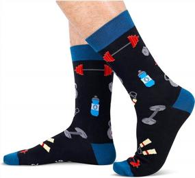 img 3 attached to Novelty Athletic Socks For Golf, Fishing, Baseball, Chess - Perfect Gift For Sports Enthusiasts And Bookworms