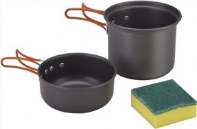 img 4 attached to Bulin Camping Cookware Mess Kit - Complete Set For Outdoor Cooking And Backpacking Adventures