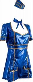 img 3 attached to Airline Stewardess Halloween Costume For Women - Flight Attendant Outfit