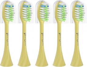 img 4 attached to 5-Pack Senyum Replacement Brush Heads For Philips Sonicare One Series HY1100 / HY1200
