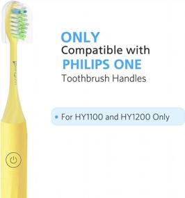 img 3 attached to 5-Pack Senyum Replacement Brush Heads For Philips Sonicare One Series HY1100 / HY1200