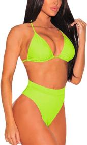 img 2 attached to Sovoyontee Sapphire Women's Two-Piece Swimsuit: Stylish Women's Clothing Collection at Swimsuits & Cover Ups