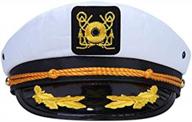 шляпа капитана гребли для украшения вечеринки - матросская шляпа dodowin для женщин и мужчин белого цвета логотип