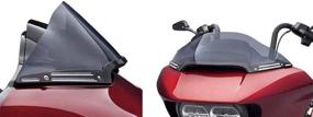 img 3 attached to 🚀 WOWTK Split Windshield Side Trim Center Trim Kit for H-D Touring Road Glide Models 2015-2022 FLTRXS FLTRK FLTRX,Black: A Perfect Fit for Your Bike!