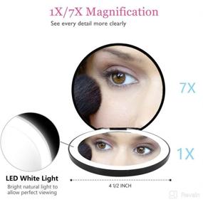 img 3 attached to Magnification Rechargeable Handheld Dimmable Cosmetic