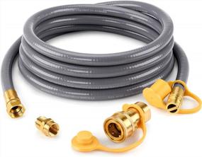 img 4 attached to Get Your Outdoor Propane Appliances Connected With Kohree'S Natural Gas Grill Hose And Conversion Kit