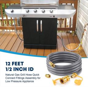 img 3 attached to Get Your Outdoor Propane Appliances Connected With Kohree'S Natural Gas Grill Hose And Conversion Kit