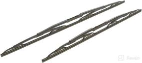 img 1 attached to 🚗 Bosch 3397001539 Original Equipment Replacement Wiper Blade Set - 26"/22" Twin Standard | Automotive Wiper Blades (Pack of 2)