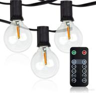 newhouse lighting pstringleddim g40 string with weatherproof technology, dimmer and wireless remote control - 100w, 50ft, includes 52 (50+2 free) led light bulbs in warm white логотип