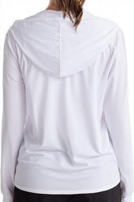 img 3 attached to UBFEN Women'S Full Zip Sun Protection Hoodie Jacket With UPF 50+, Long Sleeves And Pockets - Perfect For Hiking, Outdoor Activities And Performance