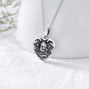 img 3 attached to Capture Your Heartwarming Memories With SOULMEET Heart-Shaped Sterling Silver Personalized Locket Necklace