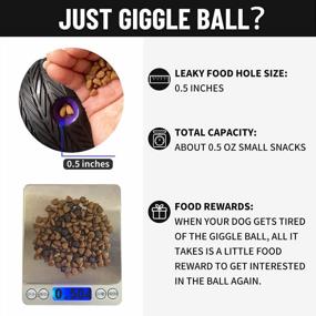 img 1 attached to Interactive Wobble Giggle Ball For Dogs - Chew-Resistant, Treat Dispensing Toy For Small And Medium Breeds, Perfect Dog Puzzle Toy And Herding Ball For Aggressive Chewers And Playful Pups