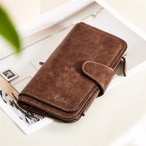 img 3 attached to 👛 Chic Wallet Leather Designer Bifold Organizer for Women - Handbags & Wallets at Wallets.com