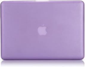 img 3 attached to Purple Plastic Hard Case Shell And Keyboard Cover For MacBook Pro 15 Inch 2011-2009 A1286 With CD-ROM - RUBAN Case Compatible